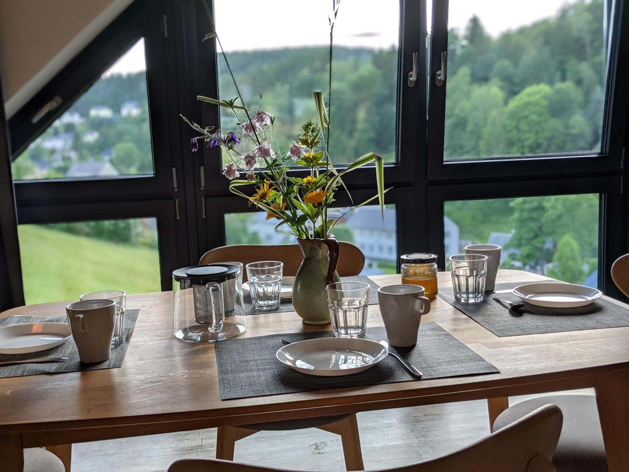 Ferienwohnung Muehl - Einfach Wohlfuehlen Marienberg Eksteriør bilde